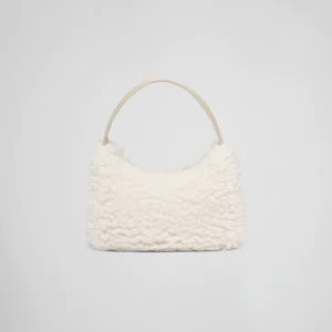 Re-Edition 2000 wool and cashmere mini-bag - Natural