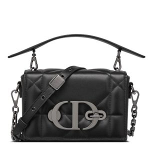 Dior 30 Montaigne Box Bag With Handle Black