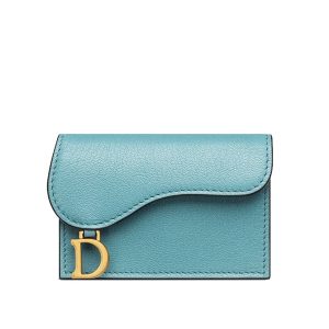 Dior Saddle Flap Card Holder