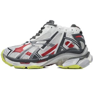 # Shoes Balenciaga Runner White Black and Red 677402 W3RB2 9167