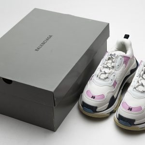 # Shoes Balenciaga Triple S Blue Pink 541624 W06E2 7352