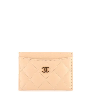 Chanel Classic Card Holder Quilted Caviar