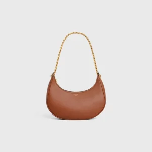 MEDIUM AVA CHAIN IN SMOOTH CALFSKIN TAN